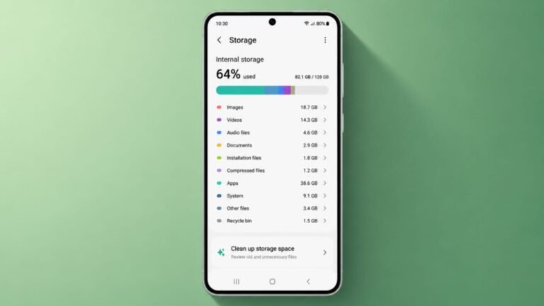 Clear Up Storage Space on Android